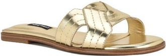 Nine West Gammy Slide Sandal in Gold at Nordstrom, Size 5.5