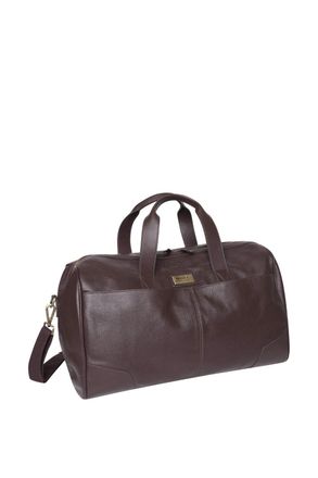Barneys Brown Real Leather Holdall