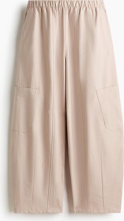 H&M Cargohose mit Balloon Leg - Beige