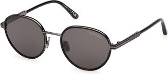 Tom Ford FT1339 JET-02 01A Mens Sunglasses Black Size 51