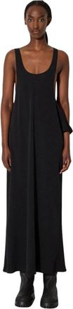 Maison Margiela Oversized Mini Jurk - Dames - Casual kleedjes - Zwart - M - Polyester - Kleedjes