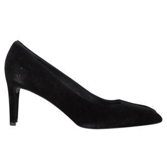 Stuart Weitzman x Russell & Bromley Pumps in Black Suede
