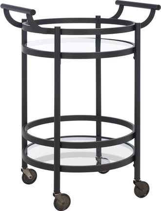 Safavieh Sienna 2 Tier Round Bar Cart