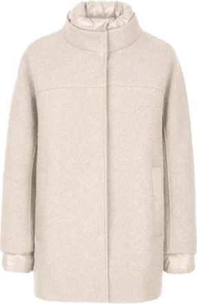 Geox Kleopy Jacket - Dames - Winterjassen - Beige - 3XL - Leer - Jassen