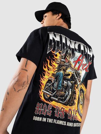 Ninth Hall Born In Flames Camiseta negro