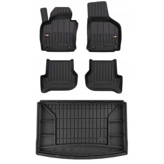 OEM Set Alfombrillas De Goma 3d Vw Golf Plus 2005-2014 D