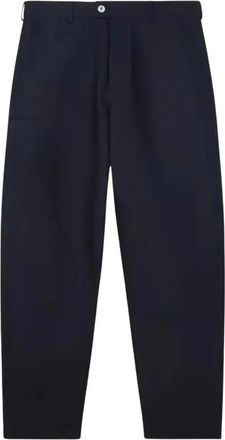 Kenzo Tapered Workwear Straight Pants - Heren - Straight fit broeken - Zwart - W40 - Katoen - Broeken