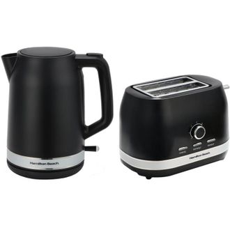 Hamilton Beach Ella Kettle & Toaster Set Black - Hamilton Beach