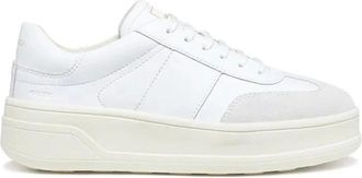 Geox Schoenen, Dames, Wit, 41 EU, Leer, Spherica Ecub-2