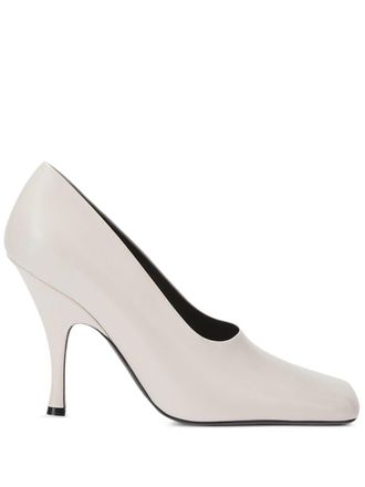 Khaite 100 mm Claudia pumps - Wit