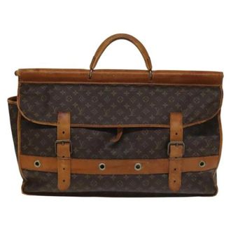 Louis Vuitton Tweedehands Canvas Louis Vuitton tassen - Dames - Pre-owned - Bruin - Maat: ONE Size Leer