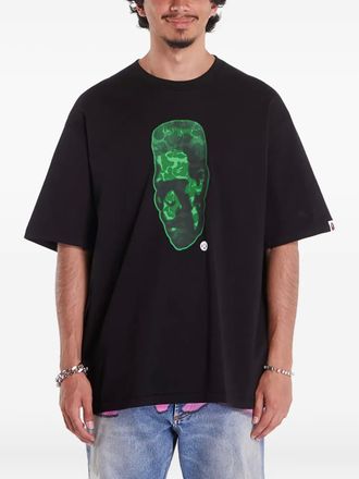 A Bathing Ape Spray Frankenstein cotton T-shirt - men - Cotton - S - Black