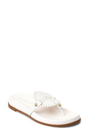 Jack Rogers Collins Sandal in White at Nordstrom, Size 5.5