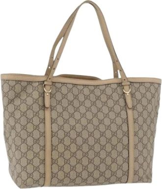 Gucci Pre-owned Tote Bags, female, Beige, Size: ONE SIZE Pre-owned Vintage Tote Bag