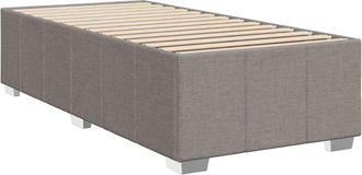 vidaXL Estructura De Cama Sin Colch&oacute;n Tela Gris Taupe 80x200 Cm Vidaxl