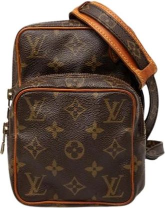 Louis Vuitton Pre-owned Mini Amazone - Dames - Vintage Schoudertas - Bruin - ONE Size - Leer - Vintage