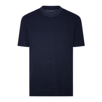 Emporio Armani Heren, Tops, Blauw, Maat: L