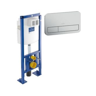 Villeroy & Boch Bastidor De Soporte Para Inodoro Independiente Viconnect De Villeroy Et Boch Con Placa Cromada Mate