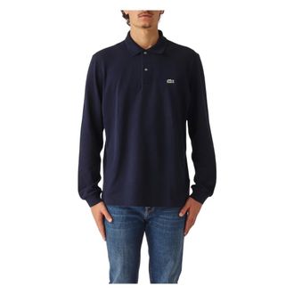 Lacoste Tops, Heren, Blauw, L, Katoen, Classic Fit Lange Mouw L.12.12 Polo