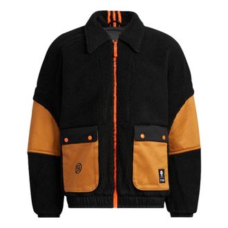 adidas Neo x Jujutsu Kaisen Jackets Black Orange HZ2426