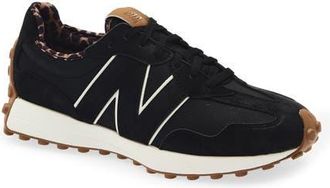 New Balance 327 Waterproof Spikeless Golf Shoe in True Black at Nordstrom, Size 7.5