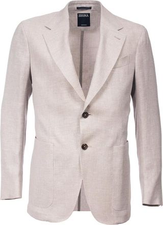 Ermenegildo Zegna Hombre, Chaquetas, Beige, Talla: M
