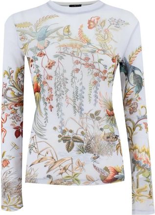 Etro Geprinte trui met lange mouwen - Dames - Longsleeves - Veelkleurig - XS - Tops
