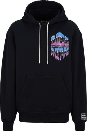 HUGO BOSS Mens Boss Sawatch Hooded Sweatshirt in Black