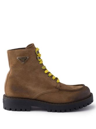Prada Brown Trekking Boots