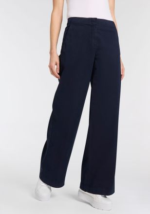 Boss Orange by Hugo Boss Webhose BOSS ORANGE Tahilone Premium Damenmode, Damen, Gr. 34, N-Gr, dunkelblau 408, Web, Obermaterial: 98% Baumwolle, 2% Elasthan, unifarben, lang, H