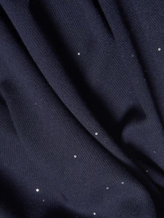 PESERICO Womens Sequin-Embellished Frayed Scarf Aw26 W