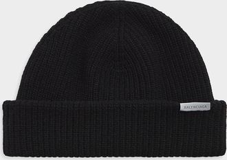 Balenciaga Logo Wool Beanie