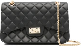 Marc Ellis quilt-embossing chain-strap satchel bag - Black