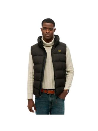 Superdry Essential mouwloze gewatteerde jas voor heren