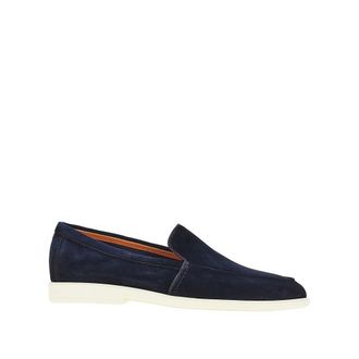 Santoni Malibu suede leather loafers Man 8+