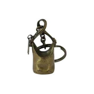 Coach Pre-owned Accessories, female, Yellow, Size: ONE SIZE Pre-owned Vintage Bag Charm Key Holder