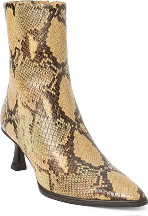 Matisse Footwear Womens Gabbie Snake Ankle Boots In Beige