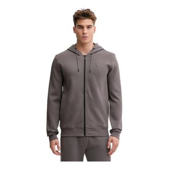 Guess Heren, Sweatshirts & Hoodies, Grijs, Maat: S Katoen