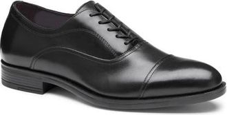 Johnston & Murphy Conlin Cap Toe Oxford in Black Full Grain at Nordstrom, Size 10.5