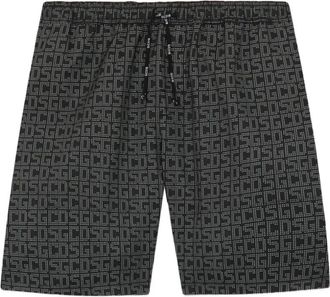 GCDS Lange Jurk - Heren - Strandmode - Zwart - L - Polyester - Badmode