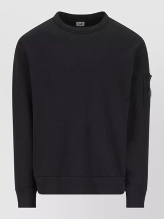 C.P. Company cotton crew neck sweatshirt long sleeves detail