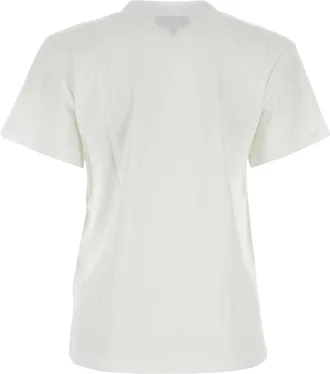 A.P.C. Womens Standard T-Shirt White Cotton Organic