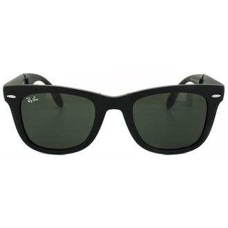 Ray-Ban Unisex Sunglasses Folding Wayfarer 4105 Matt Black Green 601S - One Size