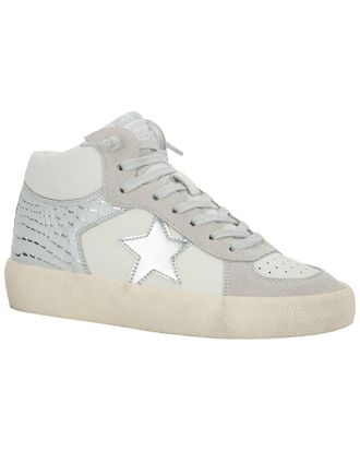 Vintage Havana Reflex High Leather & Suede Sneaker