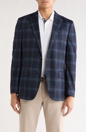 Original Penguin Blue Plaid Notch Lapel Sport Coat at Nordstrom Rack, Size 44 Regular