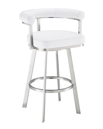 Armen Living Nolagam Swivel Counter Stool