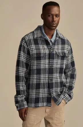 Lucky Brand Mens Twill Shirt Jacket