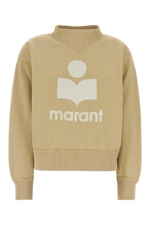 Isabel Marant Beige Cotton Blend Moby Sweatshirt