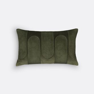 La Redoute Interieurs Rechthoekige kussenhoes in fluweel, Brimo