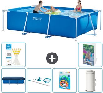 Intex Piscina Con Estructura Rectangular - 300x200x75 Cm - 7-piezas S151